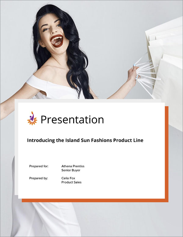 business proposal for online clothing store