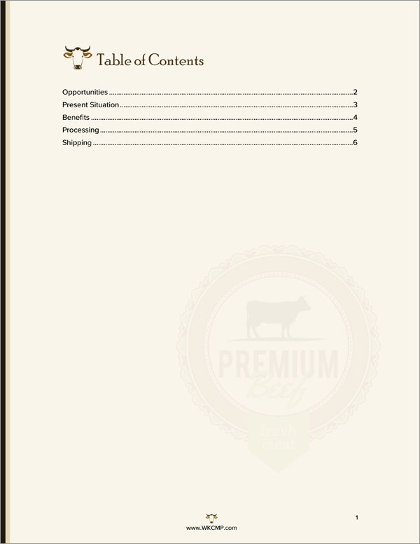 Proposal Pack Ranching #1 Body Page