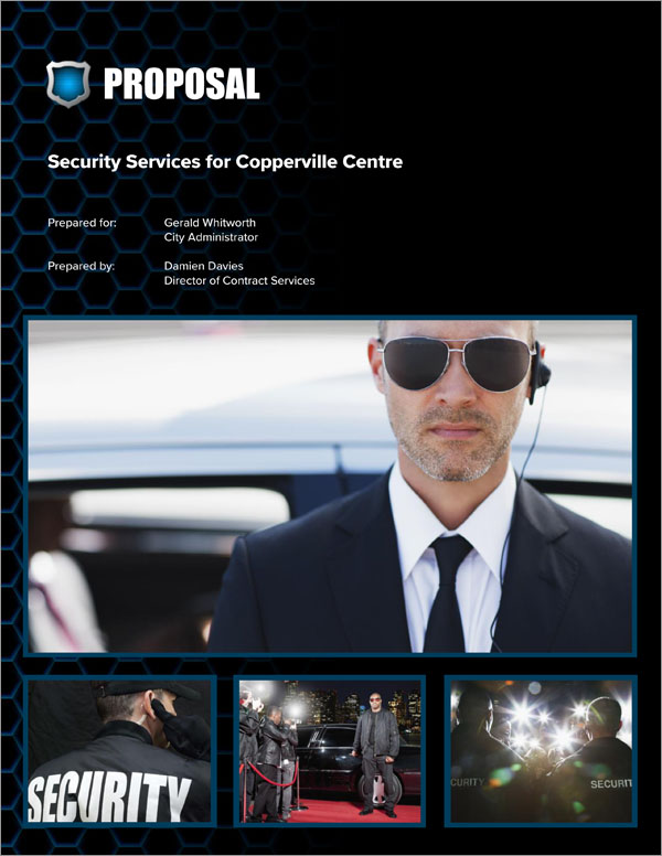 Proposal Pack Security #9 Title Page Proposal Pack Security #9 Title Page