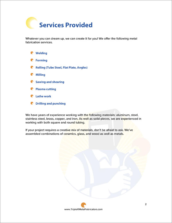 business plan for welding shop pdf