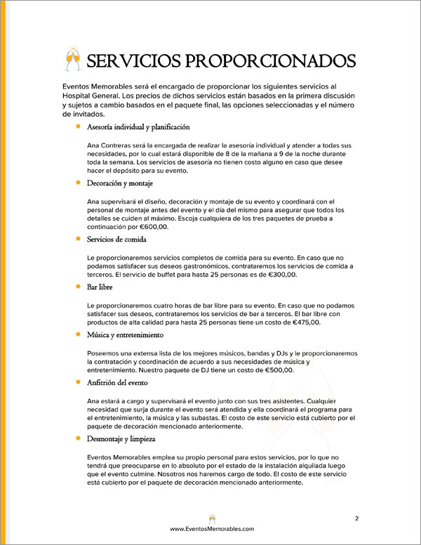 business plan template in spanish