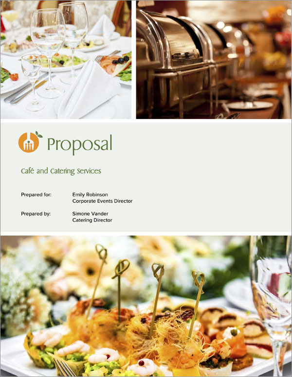 Food Proposal Template