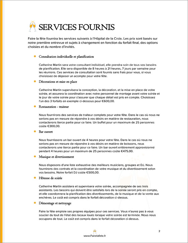 Proposal Pack Bubbles #3 Body Page
