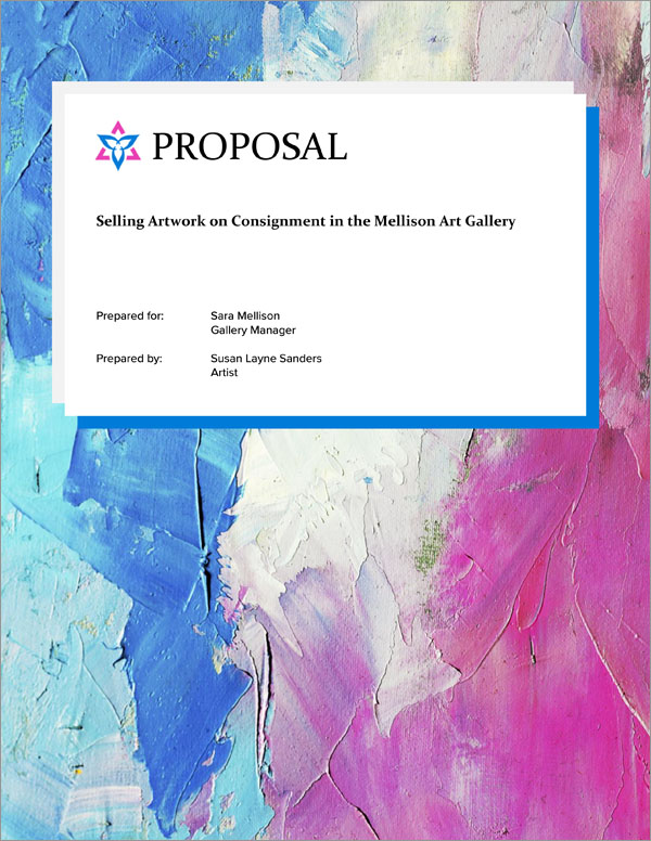 Proposal Pack Artsy #10 Title Page