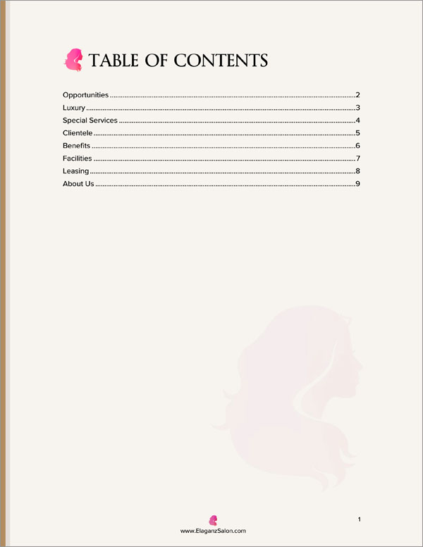 Proposal Pack Elegant #4 Body Page