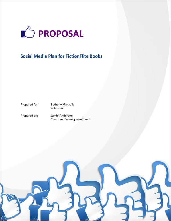 Proposal Pack Social Media #1 Title Page