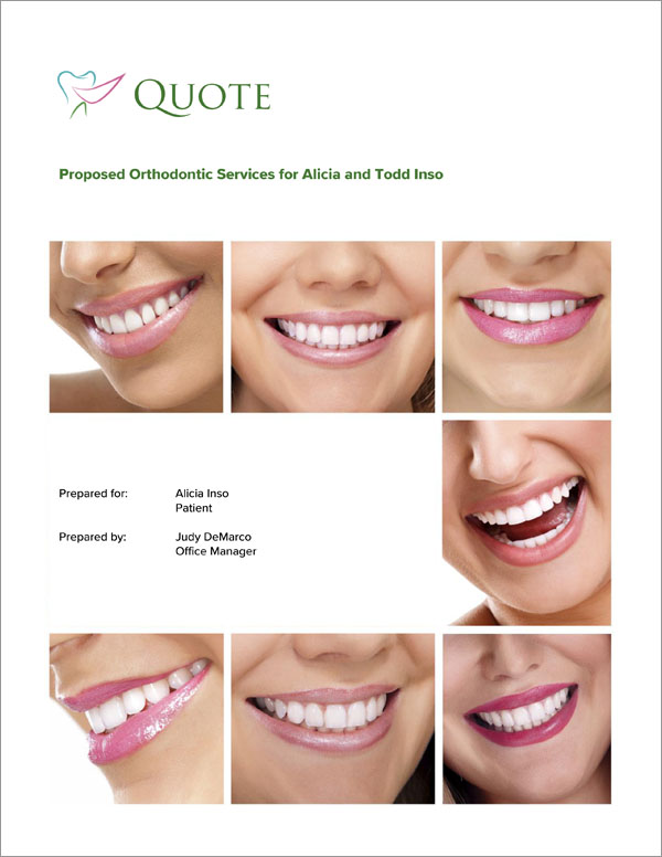 Dental Services Sample Proposal Downloadable Template