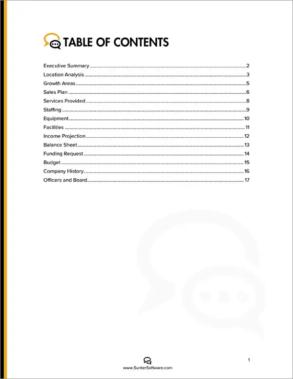 Proposal Pack Communication #3 Body Page