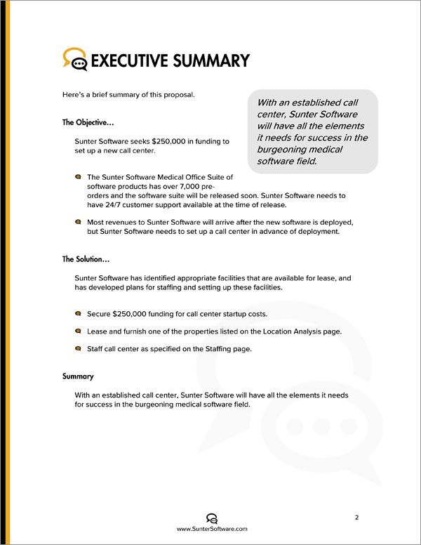 Proposal Pack Communication #3 Body Page