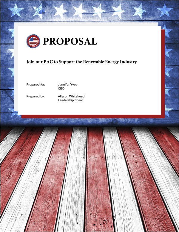 Proposal Pack Flag #7 Title Page