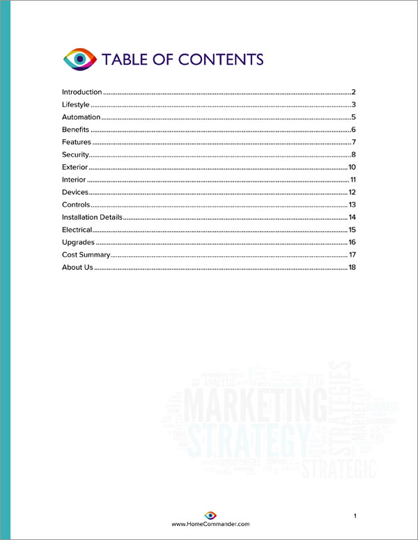 Proposal Pack Marketing #2 Body Page