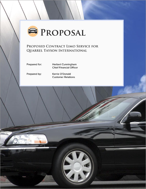 limousine service business plan pdf