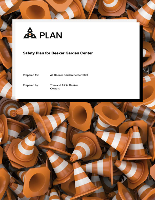 Proposal Pack Safety #5 Title Page