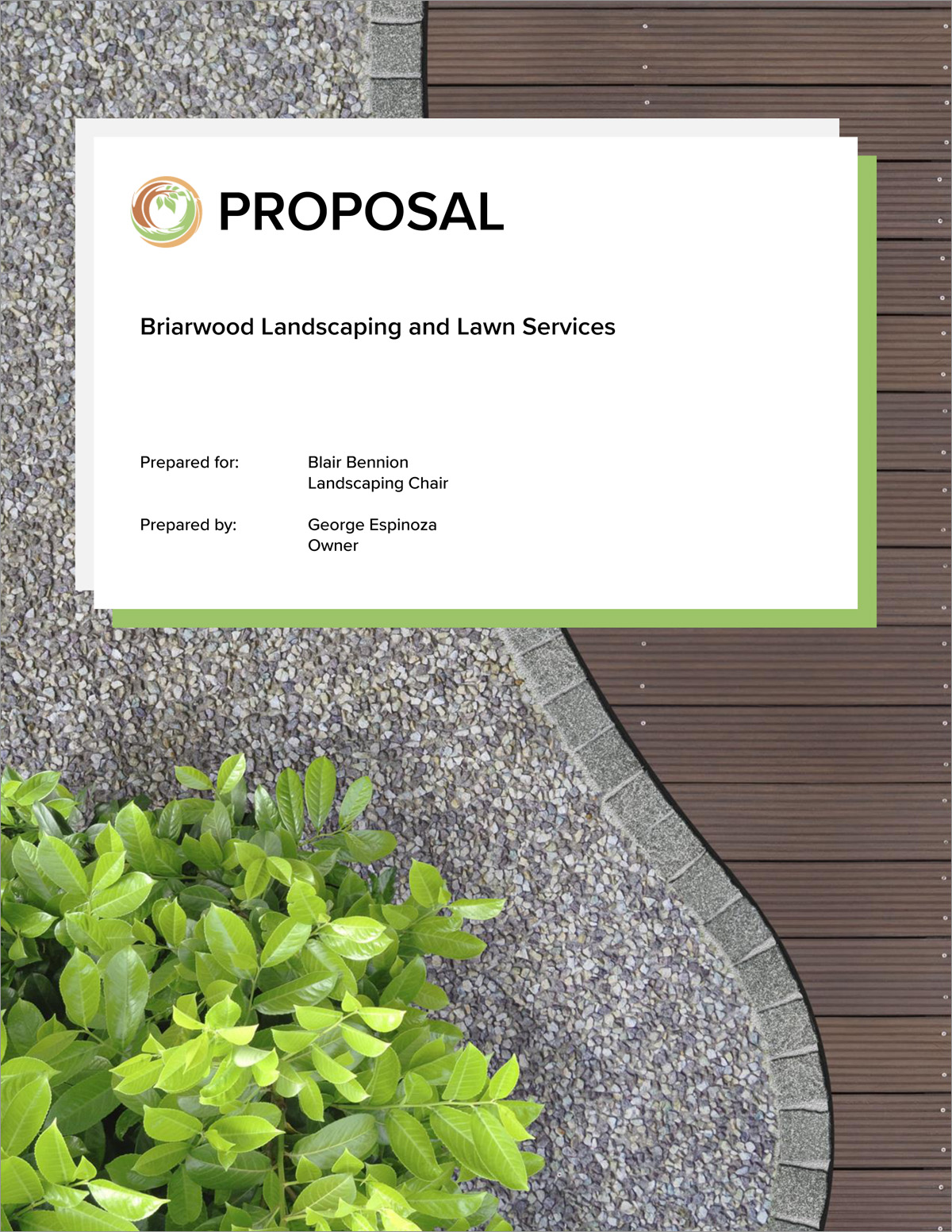 Lawn Care And Landscaping Services, Lawn Care And Landscaping Services Proposal