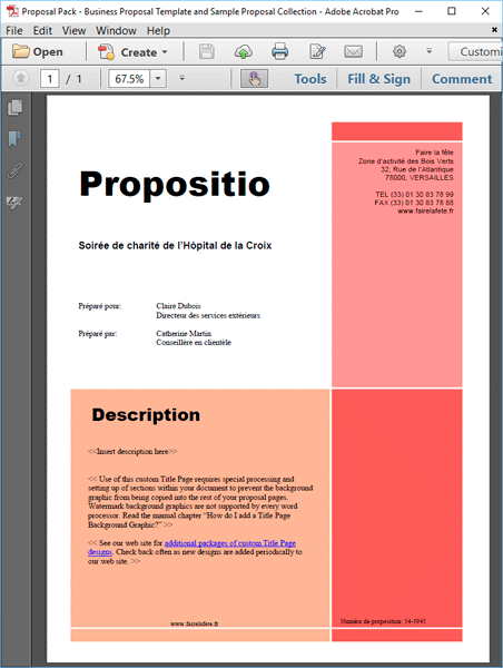 Proposal Kit French Version