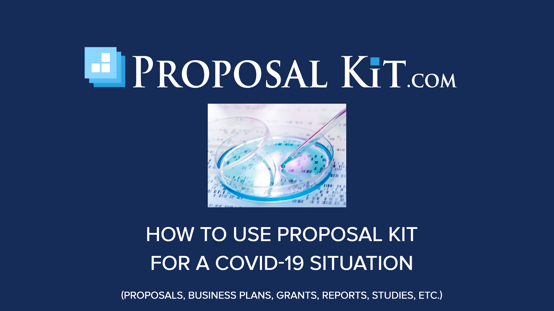 Covid 19 Related Proposal Writing Support