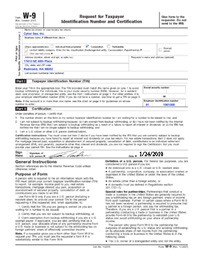W-9 Tax Form