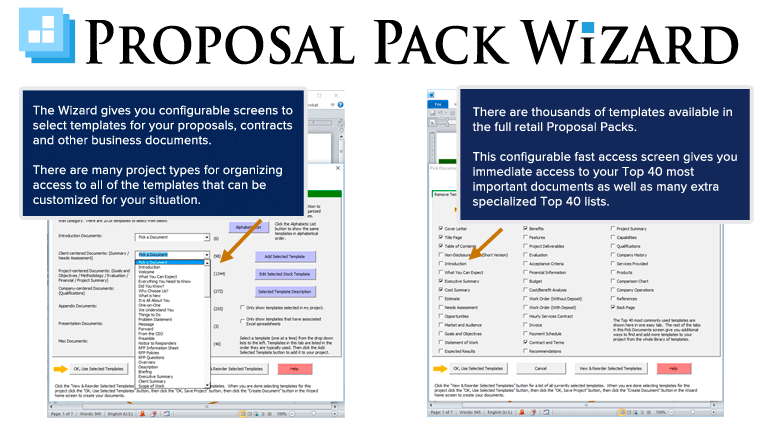 Proposal Pack Wizard - 5 Minute Quick Start Video